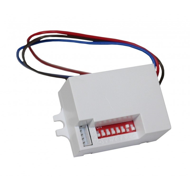 Датчик руху ДР B01M. 100Вт. 120гр. 2-10м. IP65/IP20 вбудований