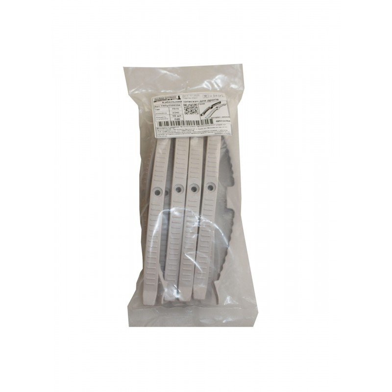 Кабельний затискач PА16 для дротів, 2/242мм, сірий TNSy