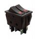 KCD2-2101EN R+R/B 220V Перемикач 2 клав. червоний з підсвіткою TNSy