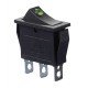 KCD3-101EN G/B 220V Перемикач 1 клав. зелений з підсвічуванням TNSy