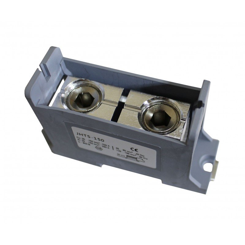 Клема силова СКНГ-JHT5-150 35-150мм2 290А "N" синій TNSy