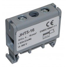 Клема силова СКНГ-JHT5-16 4-16мм2 63А сірий TNSy