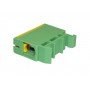 Клема силова СКНГз-JHT5-35 6-35мм2 120А "PE" жовто-зелена TNSy