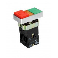 Кнопка XB2-BW8465 1NO+1NC "I-0" подвійна з підсвічуванням TNSy