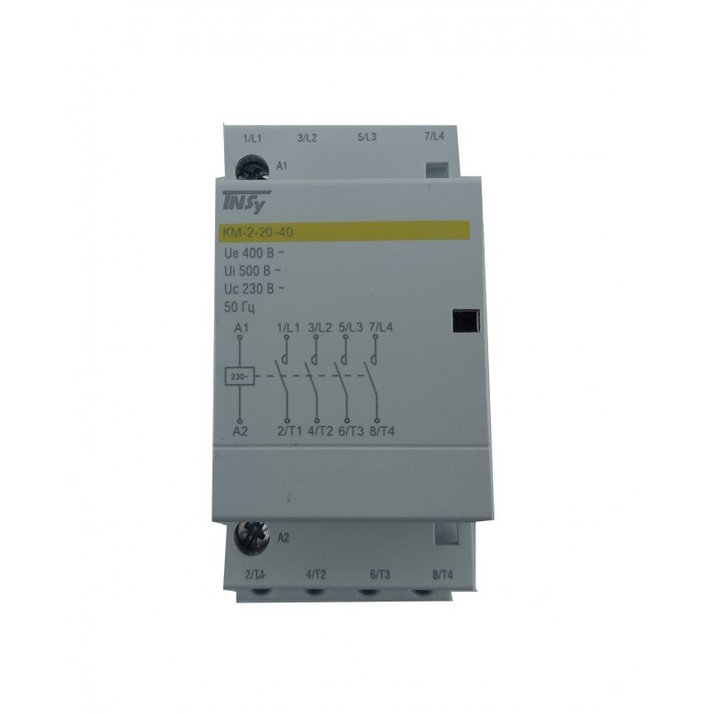 Контактор модульний КМ-2-20-40 20А 230AC 4NO 4р 2мод. TNSy