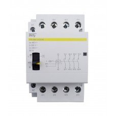 Контактор модульний РК-КМ-3-63-40 63А 230AC 4NO 4р 3мод. з ручним керуванням TNSy