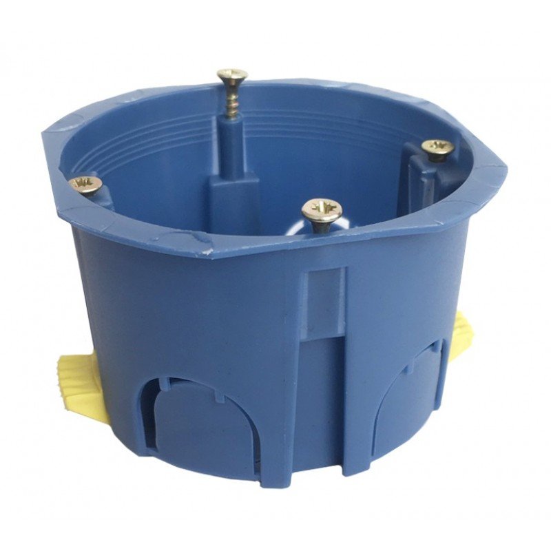 Коробка установочна d65/68 гіпс, пл. лапки TNSy