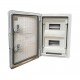 Корпус пластиковий ЩРН-П-16 PRO, пр. дв. ABS IP65 8х2 250х350х150 TNSy