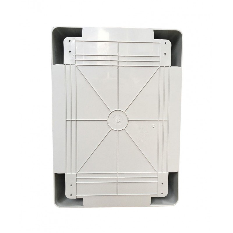 Корпус пластиковий ЩРН-П-16 PRO, пр. дв. ABS IP65 8х2 250х350х150 TNSy