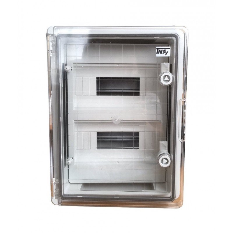 Корпус пластиковий ЩРН-П-24 PRO, пр. дв. ABS IP65 12х2 300х400х170 TNSy