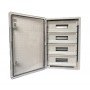 Корпус пластиковий ЩРН-П-68 PRO, пр. дв. ABS IP65 17х4 400х600х200 TNSy
