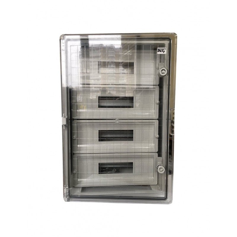 Корпус пластиковий ЩРН-П-68 PRO, пр. дв. ABS IP65 17х4 400х600х200 TNSy