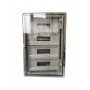 Корпус пластиковий ЩРН-П-68 PRO, пр. дв. ABS IP65 17х4 400х600х200 TNSy