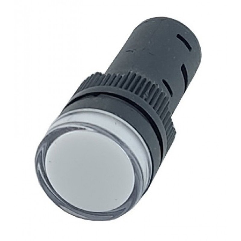 Лампа AD16DS d16mm 230В AC біла TNSy