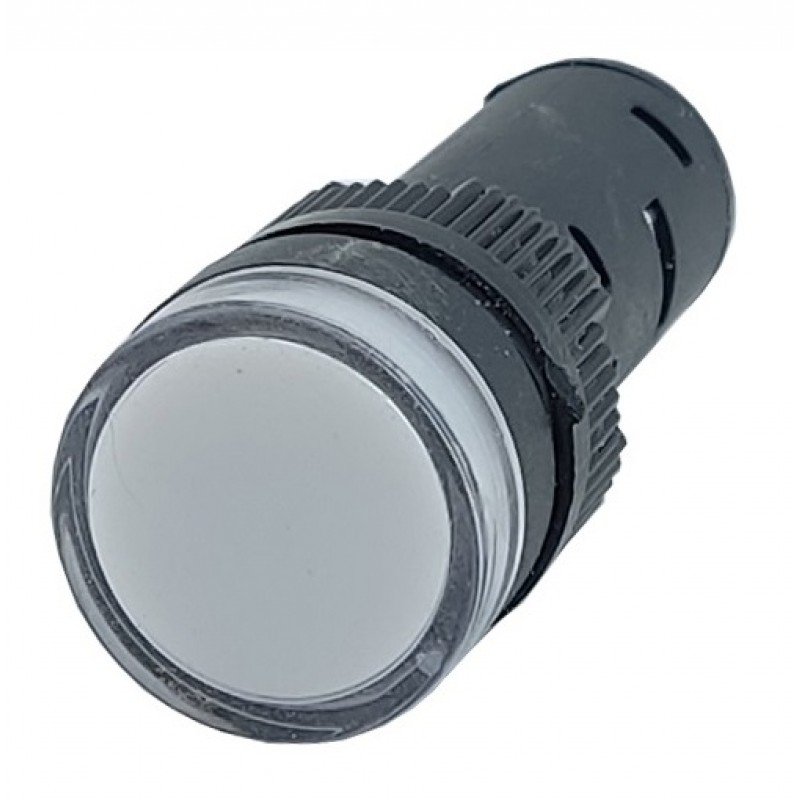 Лампа AD16DS d16mm 24В AC/DC біла TNSy