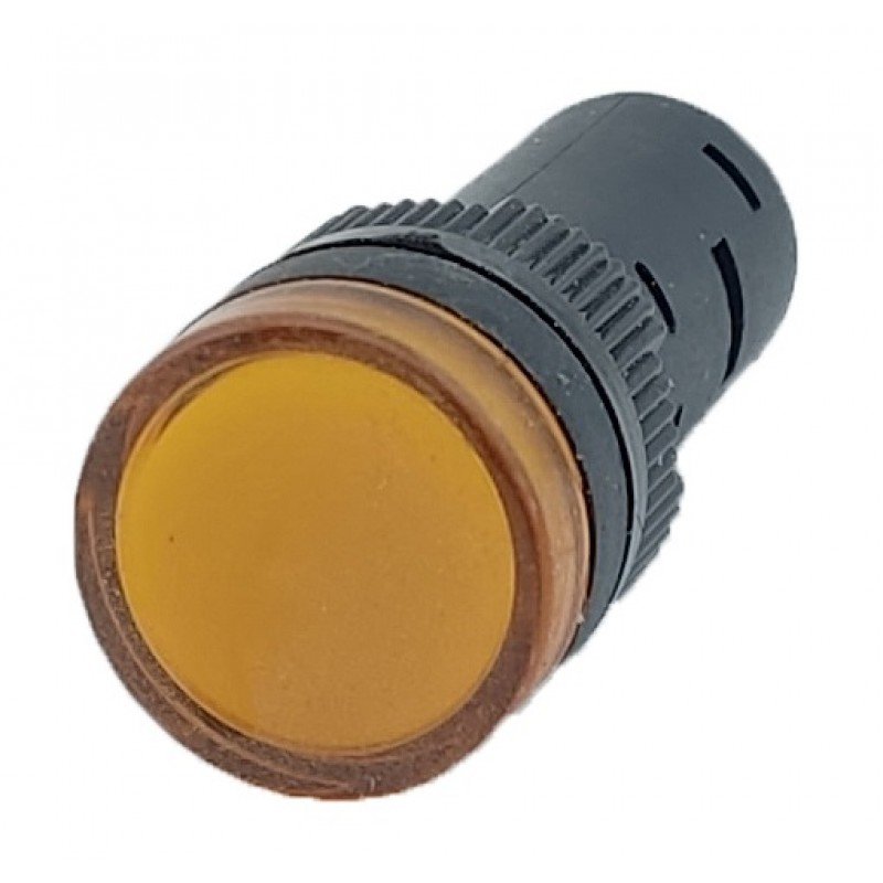 Лампа AD16DS d16mm 24В AC/DC жовтий TNSy
