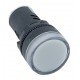 Лампа AD22DS d22mm 24В AC/DC біла TNSy