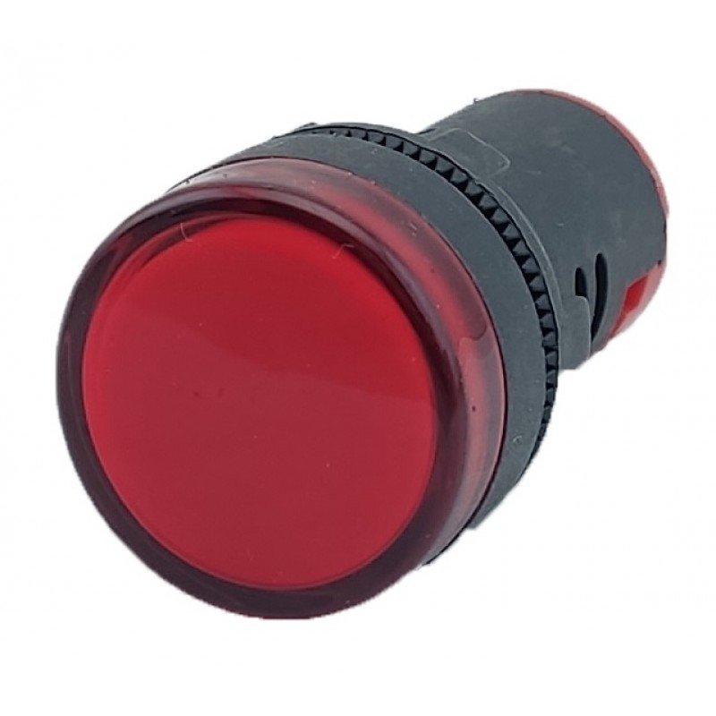 Лампа AD22DS d22mm 230В AC червоний TNSy