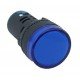 Лампа AD22DS d22mm 230В AC синій TNSy