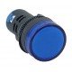 Лампа AD22DS d22mm 110В AC/DC синій TNSy