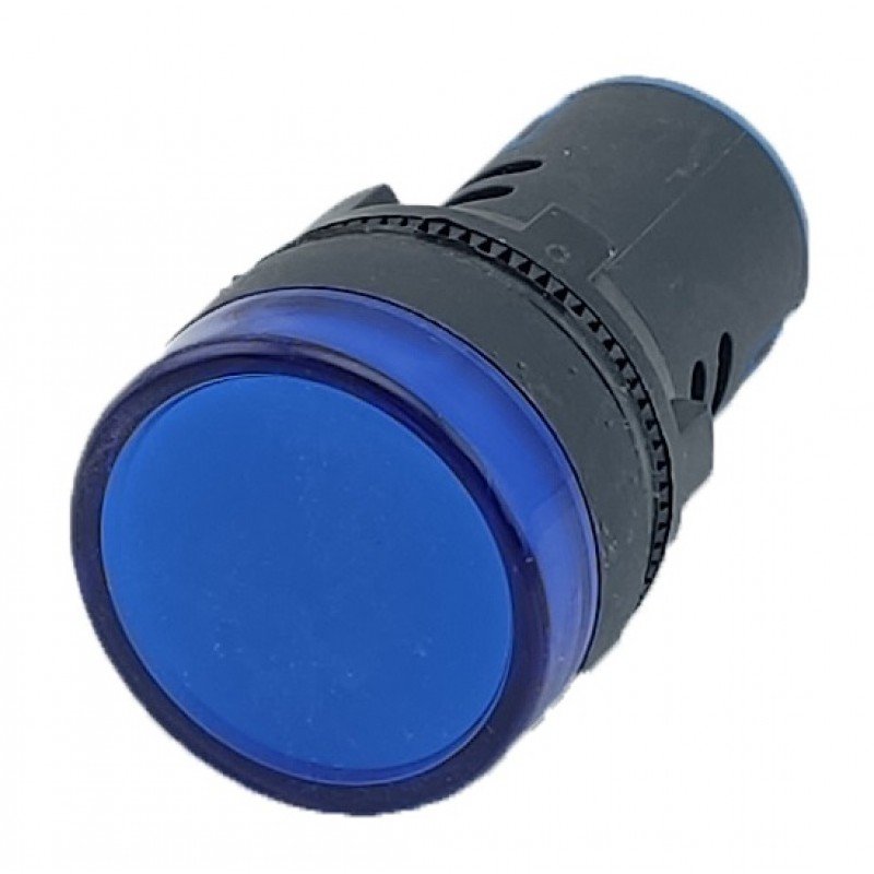 Лампа AD22DS d22mm 110В AC/DC синій TNSy