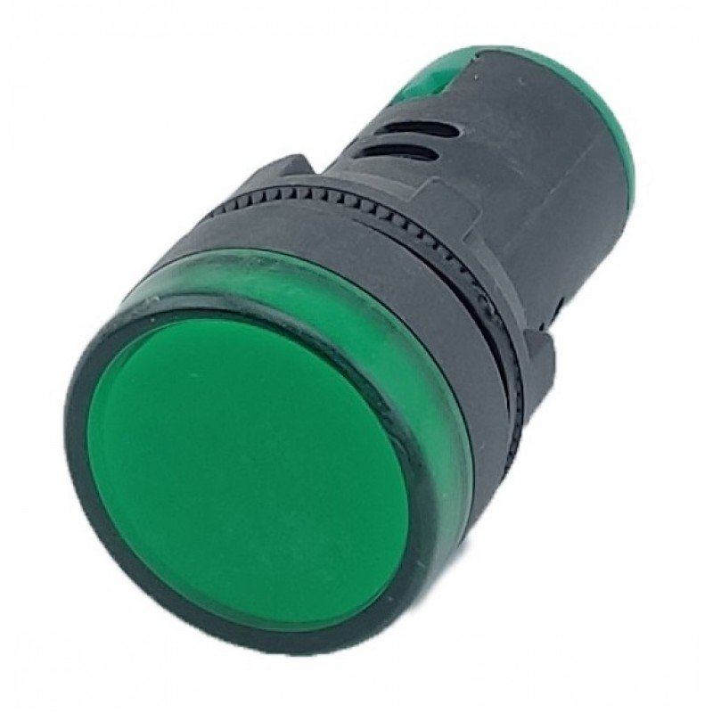 Лампа AD22DS d22mm 110В AC/DC зелений TNSy