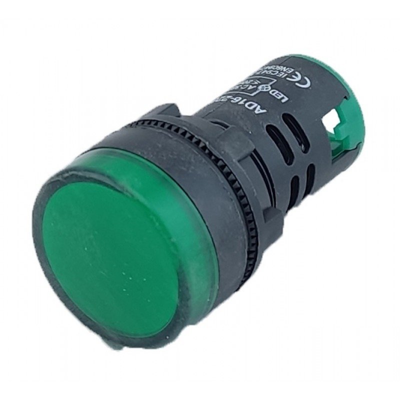 Лампа AD22DS d22mm 380В AC зелений TNSy