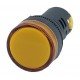 Лампа AD22DS d22mm 110В AC/DC жовтий TNSy