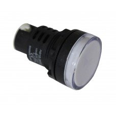 Лампа AD30DS d30mm 230В AC біла TNSy