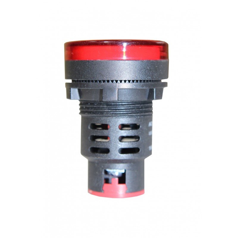 Лампа AD30DS d30mm 230В AC червоний TNSy
