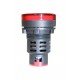 Лампа AD30DS d30mm 230В AC червоний TNSy