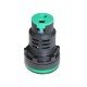 Лампа AD30DS d30mm 230В AC зелений TNSy
