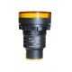Лампа AD30DS d30mm 230В AC жовтий TNSy