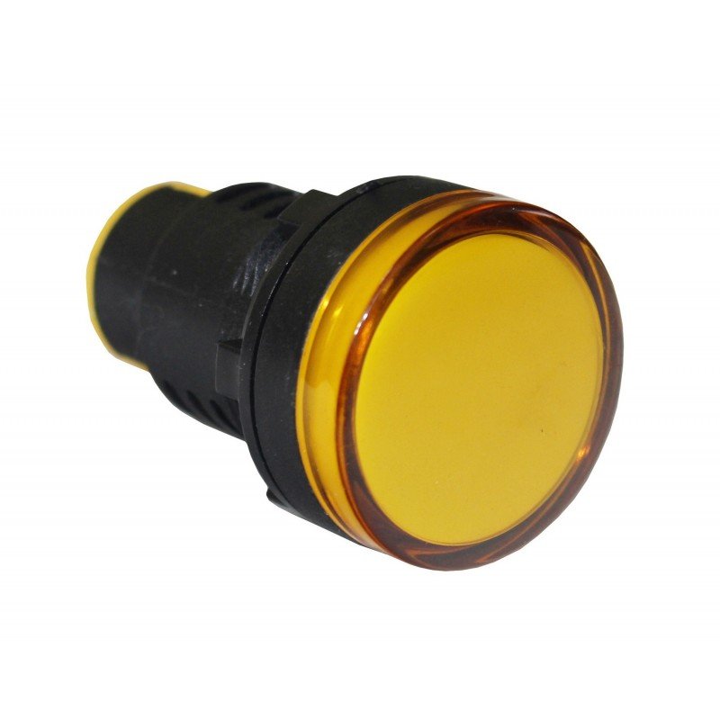Лампа AD30DS d30mm 230В AC жовтий TNSy
