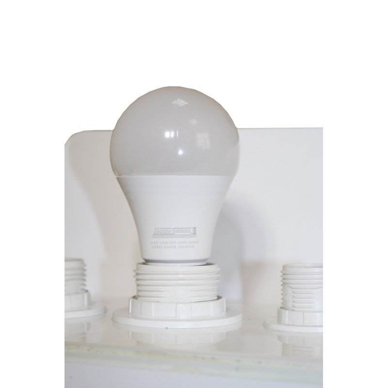 Лампа світлодіодна LED Bulb-A60-15W-E27-220V-4000K-1350L SILVER TNSy