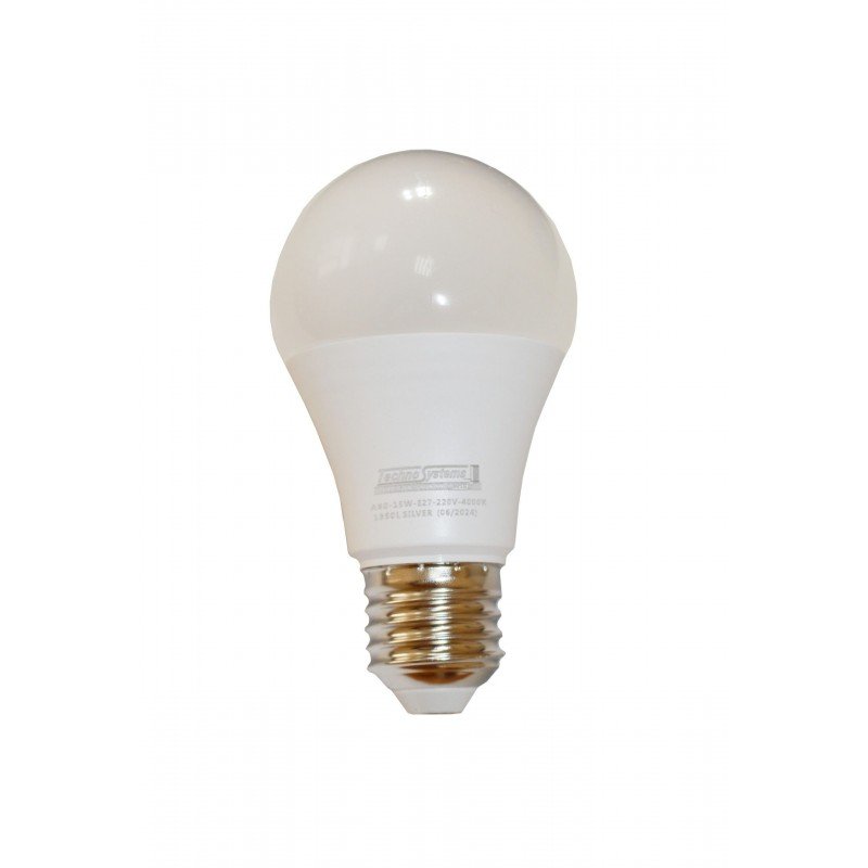 Лампа світлодіодна LED Bulb-A60-15W-E27-220V-4000K-1350L SILVER TNSy