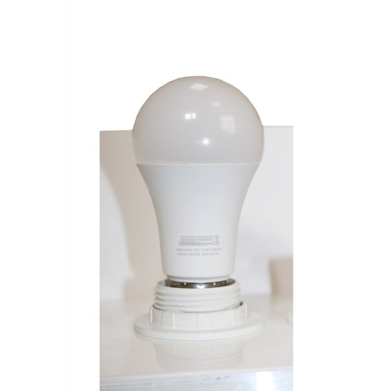 Лампа світлодіодна LED Bulb-A60-20W-E27-220V-6500K-1800L SILVER TNSy