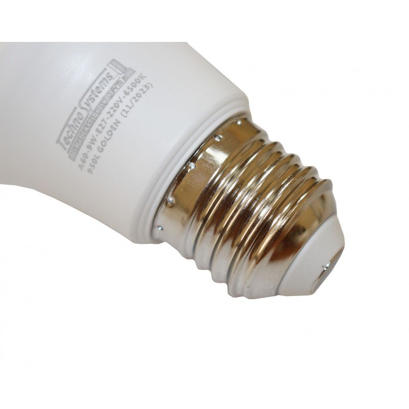 Лампа світлодіодна LED Bulb-A60-9W-E27-220V-6500K-950L GOLDEN TNSy
