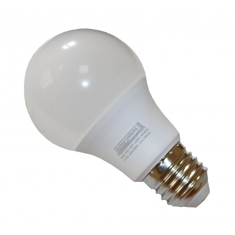 Лампа світлодіодна LED Bulb-A60-9W-E27-220V-6500K-950L GOLDEN TNSy