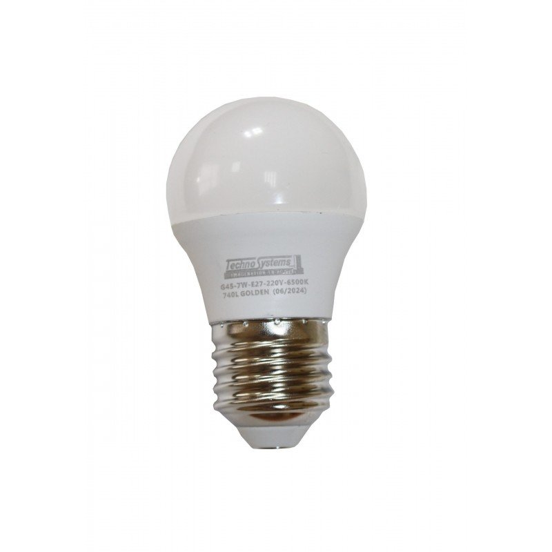 Лампа світлодіодна LED Bulb-G45-7W-E27-220V-6500K-740L GOLDEN TNSy