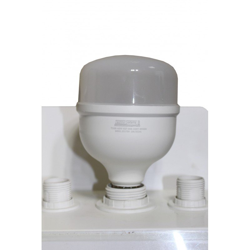 Лампа світлодіодна LED Bulb-T100-40W-E27-E40-220V-6500K-3600L SILVER TNSy