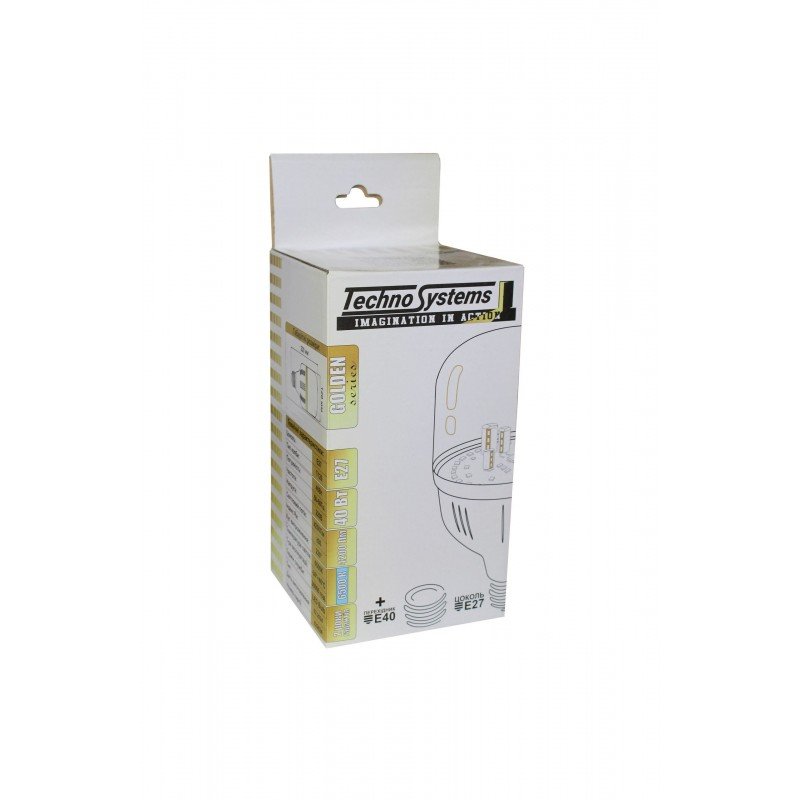 Лампа світлодіодна LED Bulb-T120-40W-E27-E40-220V-6500K-4200L GOLDEN TNSy