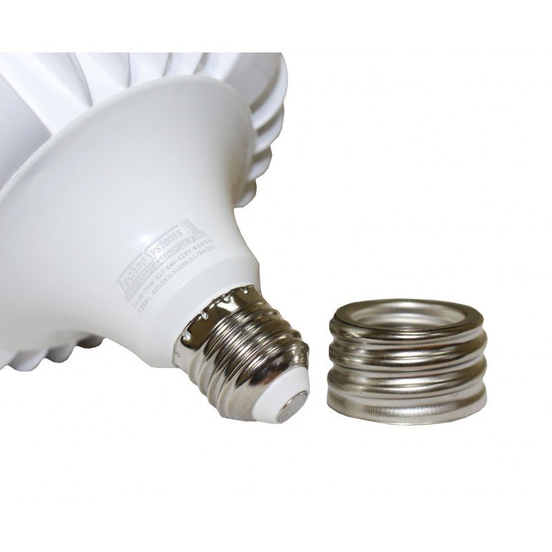 Лампа світлодіодна LED Bulb-T140-70W-E27-E40-220V-6500K-7350L GOLDEN ALUM TNSy