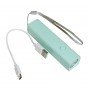 Ліхтар акумуляторний ручний LED FL2 1W 6500K 3/4H 100L bat: 3,7V 1,2A Green TNSy