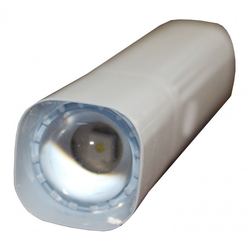 Ліхтар акумуляторний ручний LED FL3 5+0,6W 6500K 2/4H 100/300L 10-80° bat: 3,7V 0,8A Plast