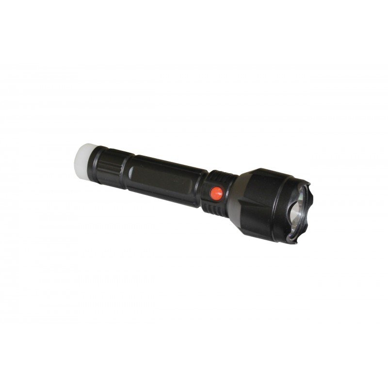 Ліхтар акумуляторний ручний LED FL5 1+1W 6500K 3/4H 100L bat: 3,7V 1,2A Black TNSy