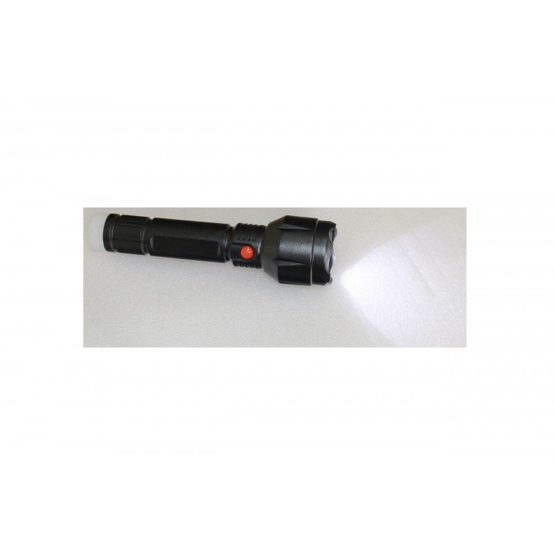 Ліхтар акумуляторний ручний LED FL5 1+1W 6500K 3/4H 100L bat: 3,7V 1,2A Black TNSy