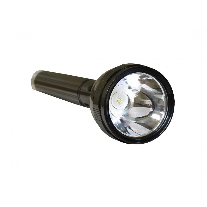 Ліхтар акумуляторний ручний LED FL6 3+2W 6500K 3/4H 300L bat: 3,7V 2,4A Black TNSy