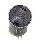 Ліхтар акумуляторний ручний LED FL7 10+2W 6500K 3/5H 100/500L 5-90° bat: 3,7V 1,2A Alum Black