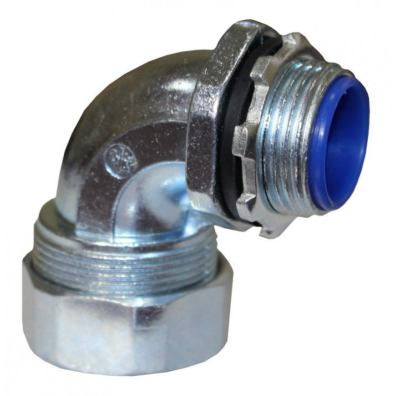 Муфта ввідна поворотна MBМп20 (3/4") IP54 90град. металорукава-коробка 20-21мм цинковий